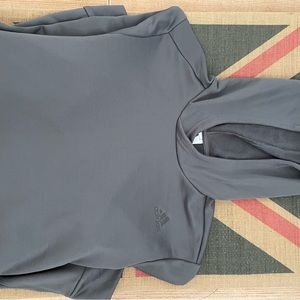 ADIDAS grey running hoodie